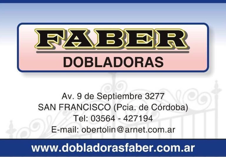 faber-dobladoras